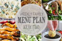 Smart Family Meals: Week 2 Menu