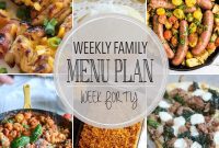Week 40 Family Feast Planner
