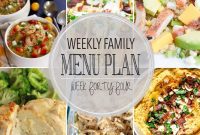 Our Weekly Family Menu: Week 44