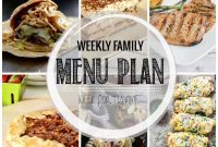 Family Meal Planner Week 49