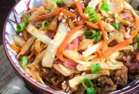 Keto Gluten Free Whole30 Deconstructed Egg Roll