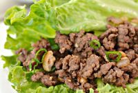 Zesty Korean Beef Lettuce Wraps
