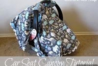 Simple DIY Car Seat Canopy