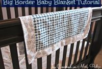 Create a Cozy Chunky Border Baby Blanket