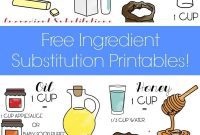 Pantry Swap Cheat Sheets