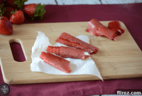Sun-Kissed Strawberry Fruit Rolls
