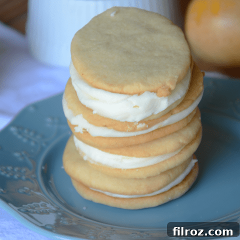 Lemon Buttercream Sandwich Cookies