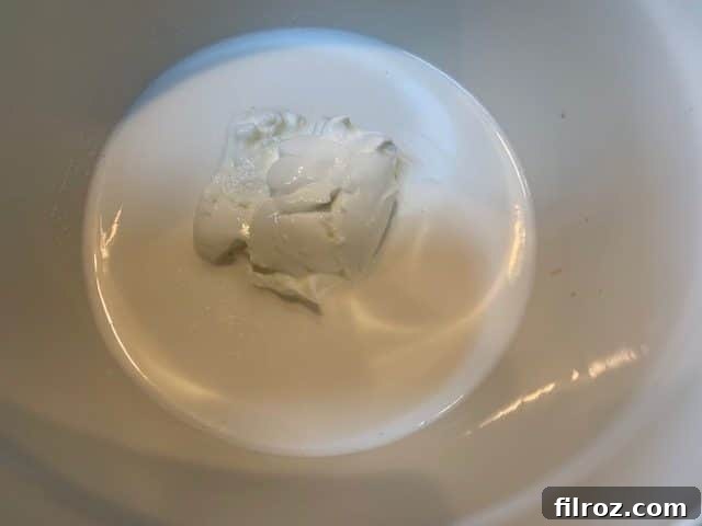 Wet ingredients for naan bread, including yogurt and milk, mixed with activated yeast.