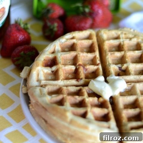 Maple Bacon Waffles, a delicious breakfast recipe
