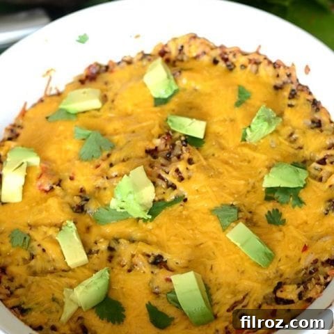 Southwest Quinoa Casserole - a quick and healthy dinner