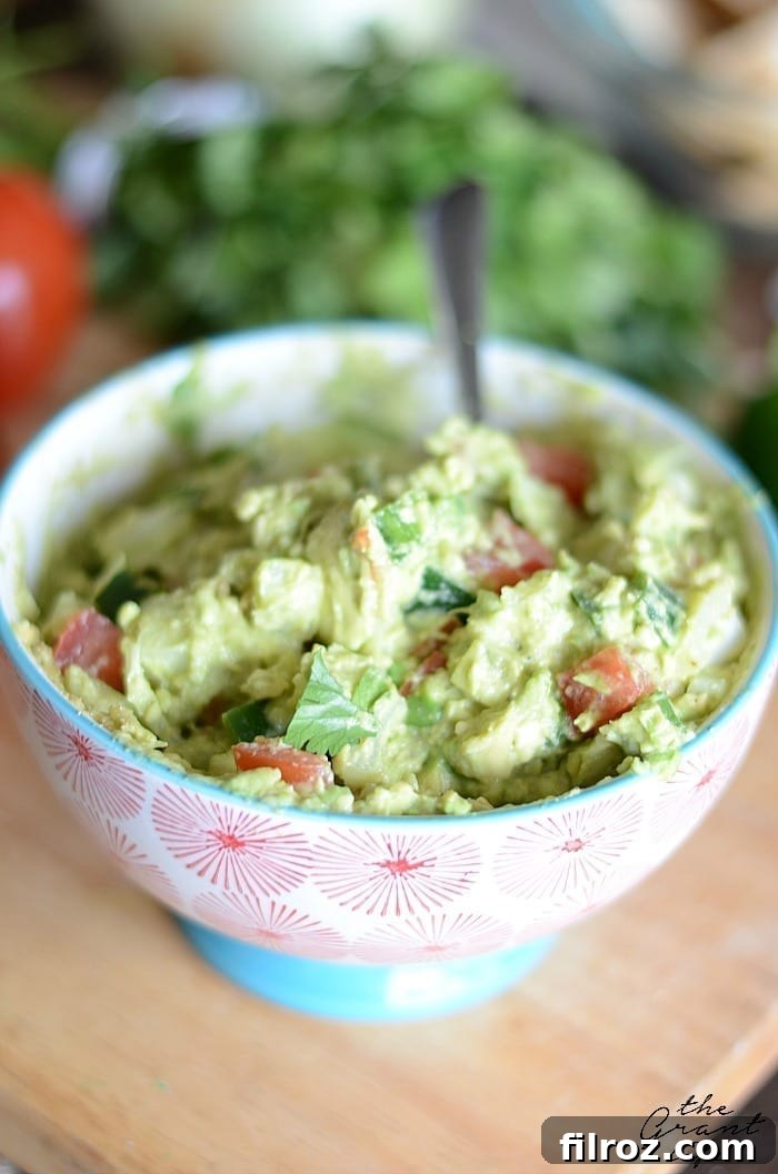 Easy homemade guacamole recipe! I always get asked my recipe when I make this - it's that good!