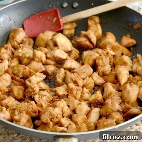 One pan chicken teriyaki