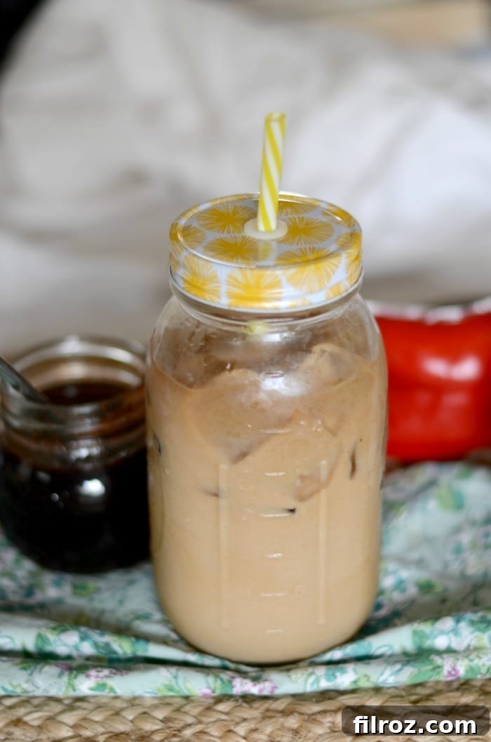 Ingredients for spiced cold brew syrup: sugar, ancho chili powder, and water