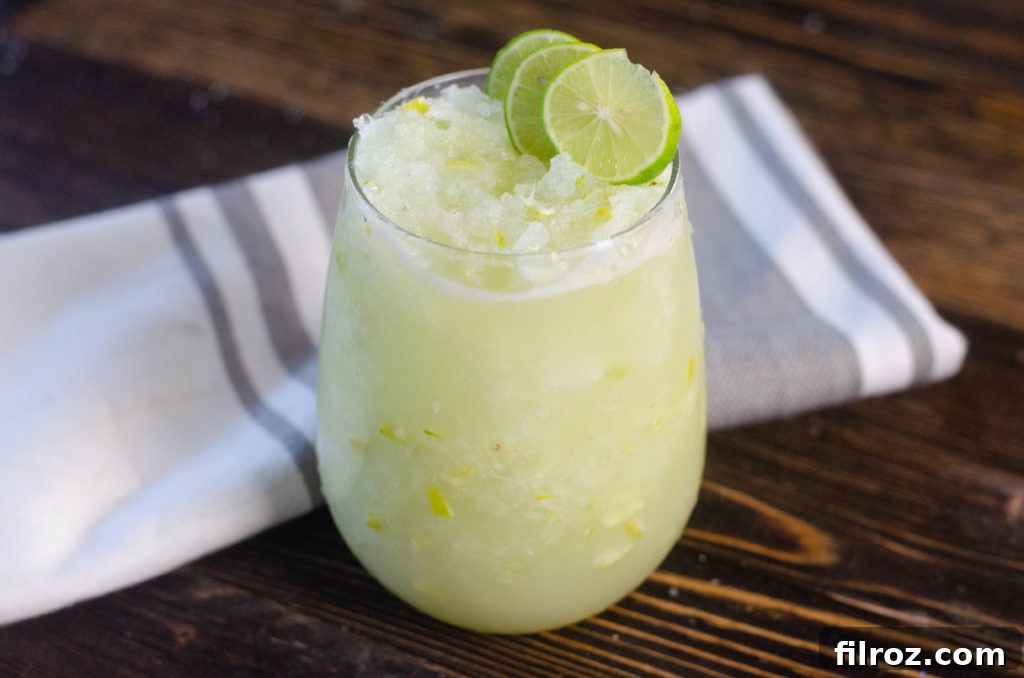 The BEST key lime slush recipe for a refreshing summer day