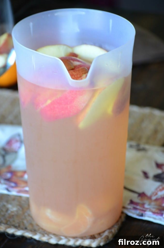 Spiced Apple Cider Sangria recipe