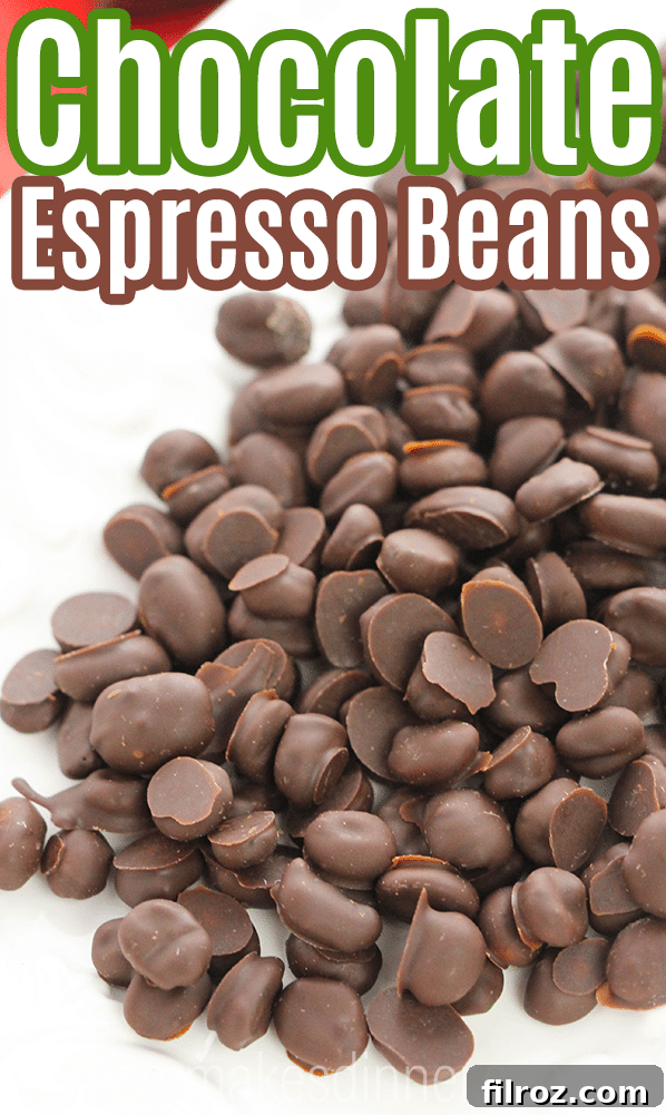 How to make easy chocolate covered espresso beans Pinterest Pin