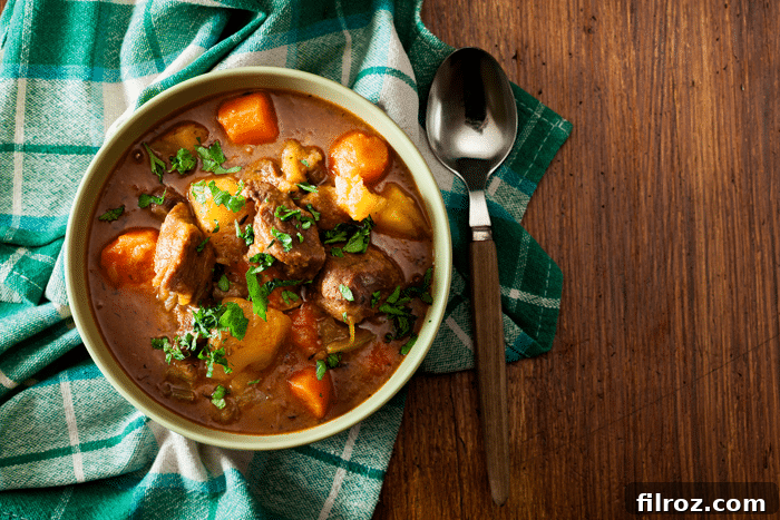 Classic Irish Stew Recipe with Tender Meat and Vegetables