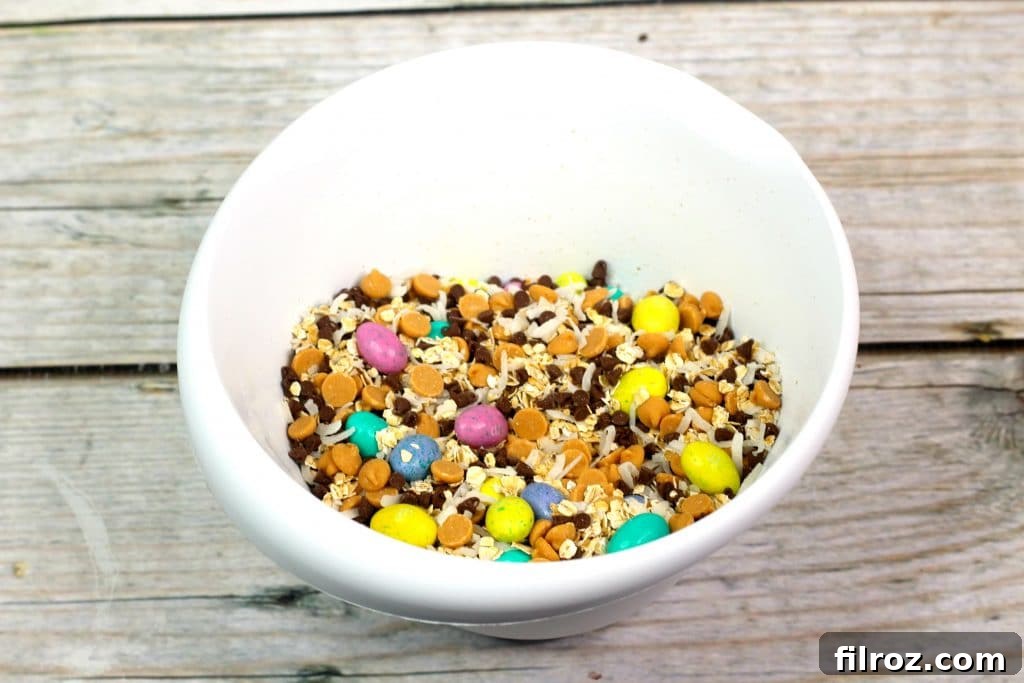 All layers assembled before baking