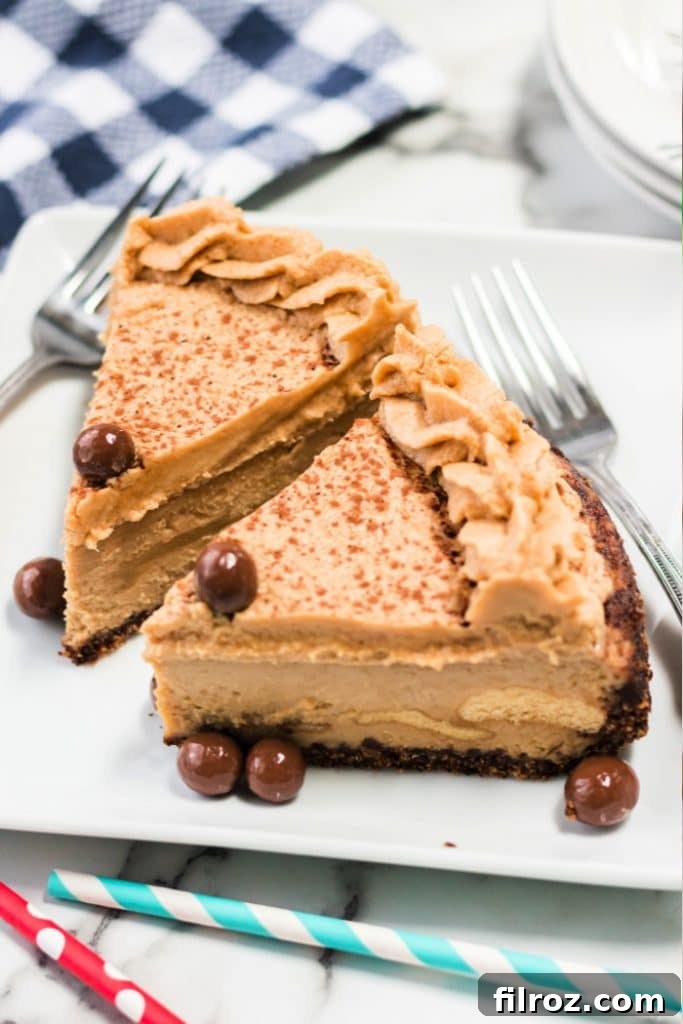 easy tiramisu cheesecae in the instant pot