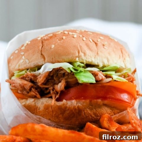 Delicious BBQ Chicken Sandwich