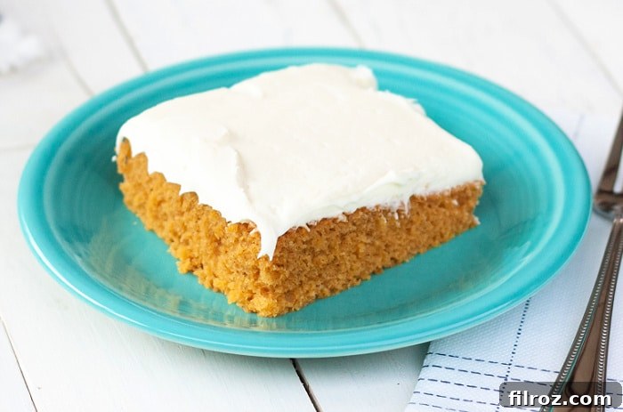 Spiced Pumpkin Bars with Cream Cheese Frosting 2 Easy homemade pumpkin bars with rich cream cheese frosting