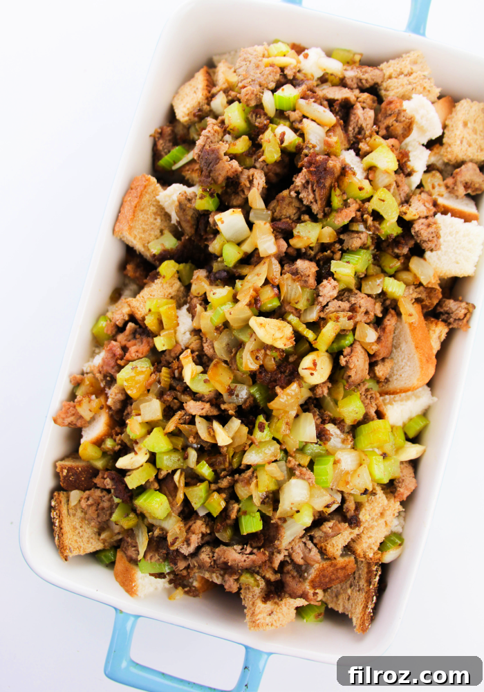 Easy sausage stuffing(1)