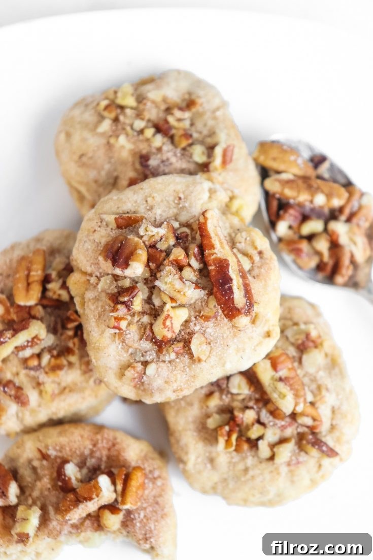 Stack of homemade apple cider scones perfect for fall