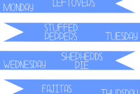 Menu Monday: Your Free Printable Meal Planner