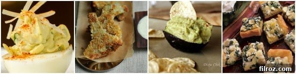 A collage of various artichoke appetizer ideas, including creamy dips, fried artichoke hearts, and savory bites.