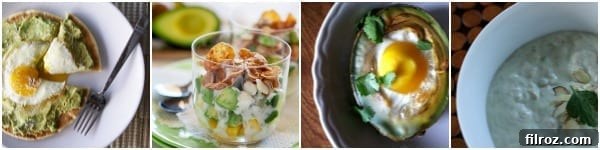 25 Avocado breakfast recipes - A collection of delicious and healthy avocado dishes to start your day.