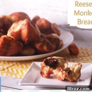 Reese's Monkey Bread, ready to eat