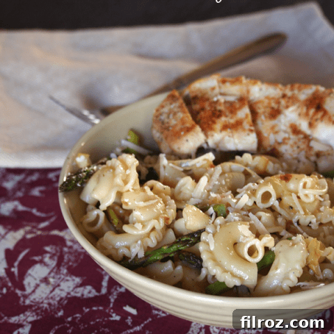 Leek and Asparagus Pasta