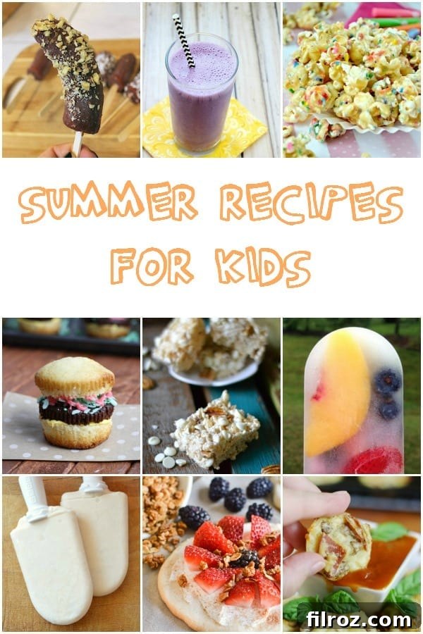 Cool Summer Treats for Tiny Tummies 2 Summer recipes for kids. Keep the kids busy in the kitchen this summer!